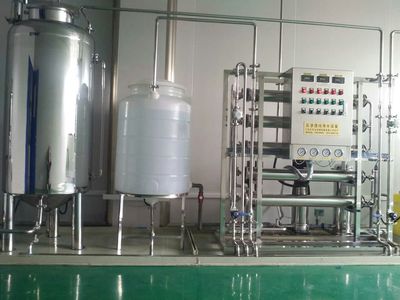 宏旺2T/H全不銹鋼兩級反滲透純化水，浙江純化水設備制造商，
