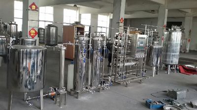 嘉興宏旺5T/H純凈水制取設備，污水凈化設備，反滲透設備